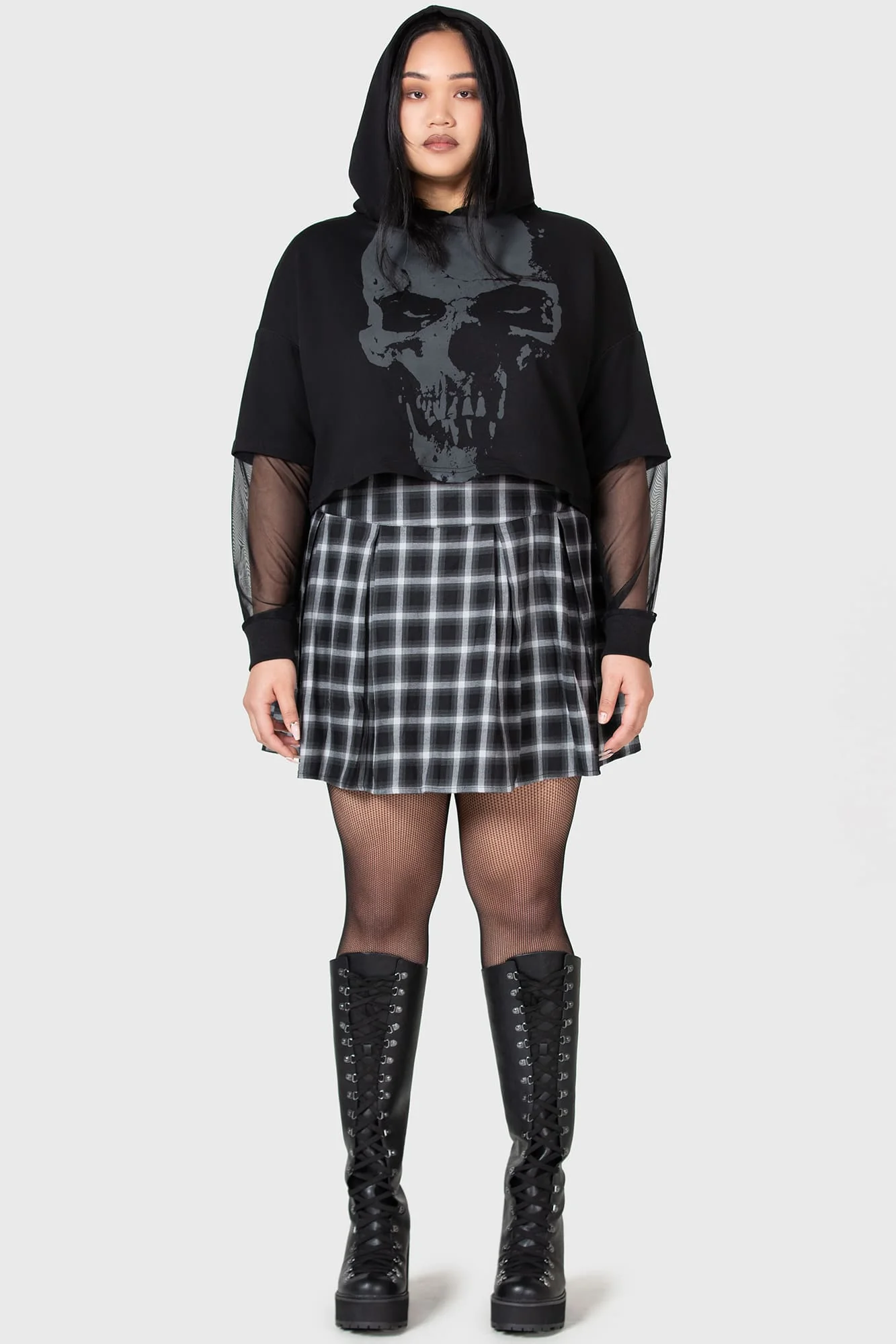 Chilled Bone Crop Hoodie - Image 5