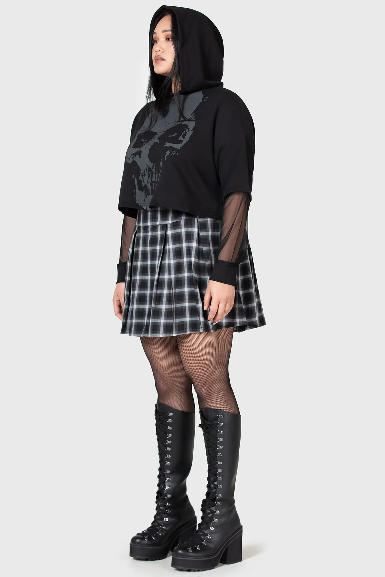 Chilled Bone Crop Hoodie - Image 7