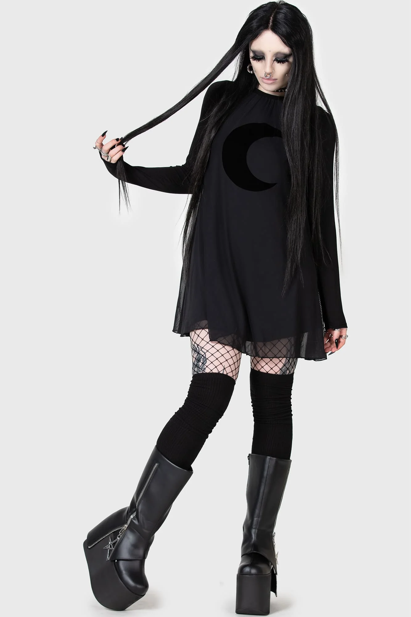 Lunar Apex Raglan Dress - Image 9