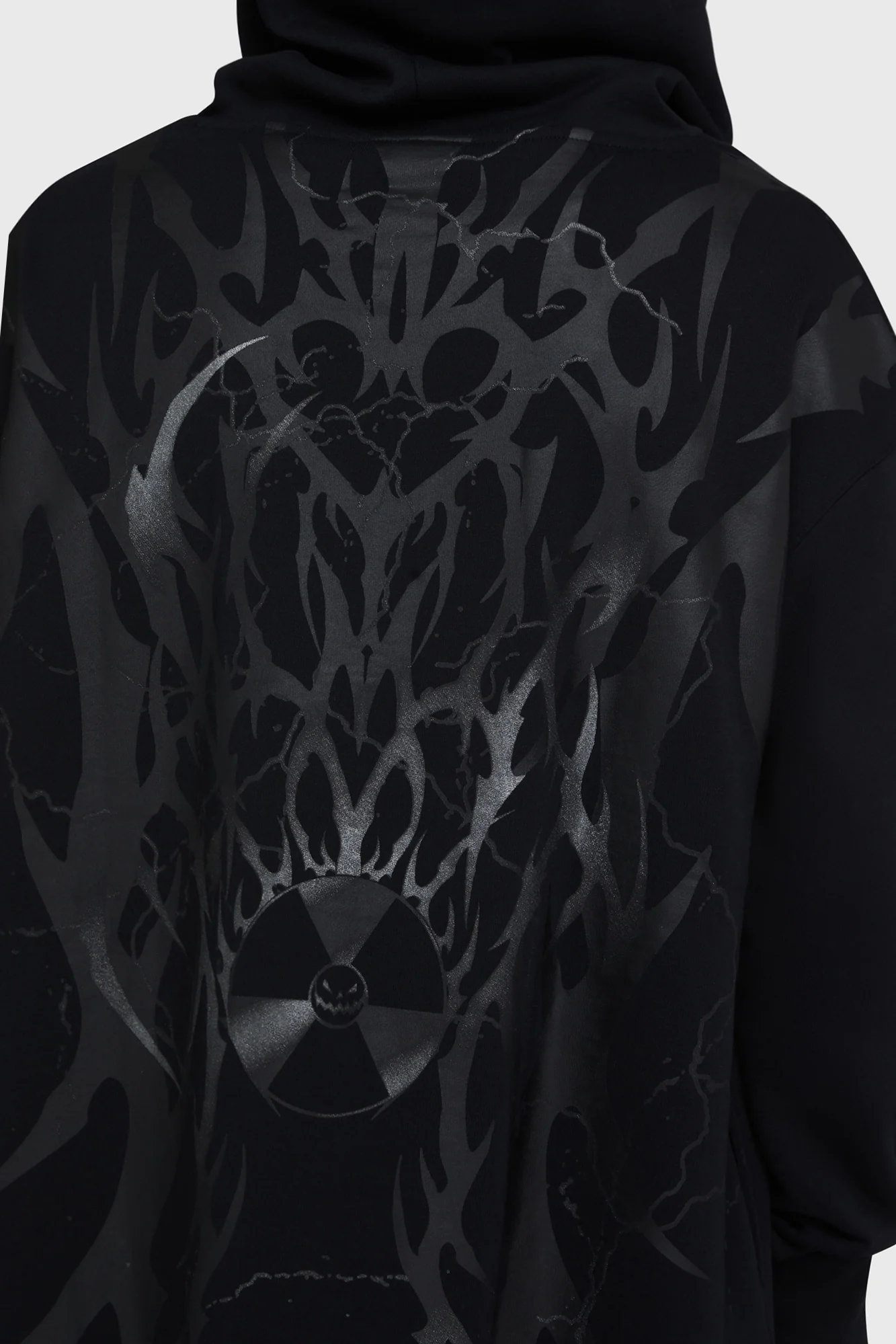 Pitch Black Evil Hooded Cloak - Image 5